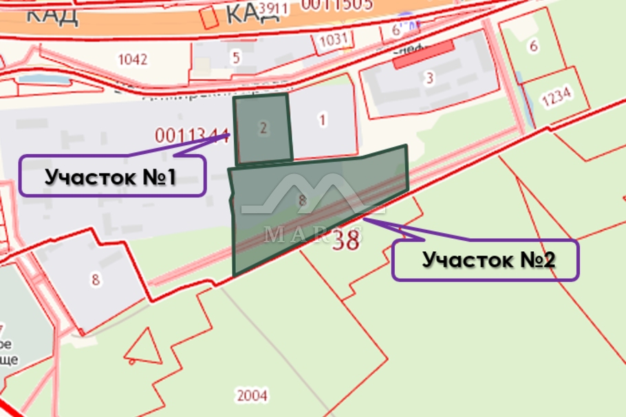 Land plot for warehouse and industrial construction in Gorskaya settlement